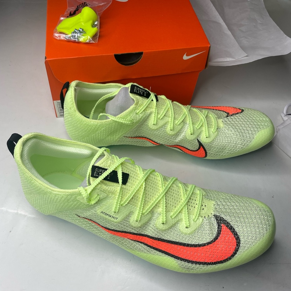 Nike Zoom Superfly Elite 2 barely volt hyper orange 12.5, 13, 14 track field